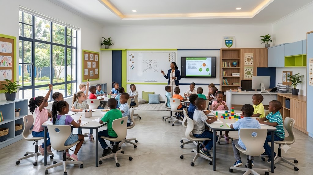 Kings Ridge Preparatory School classroom in session